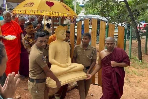 திருகோணமலை புத்தர் சிலை சர்ச்சை: கைது செய்யப்பட்டவர்களின் விடுதலை கோரி இன்று கடற்கரையில் போராட்டம்