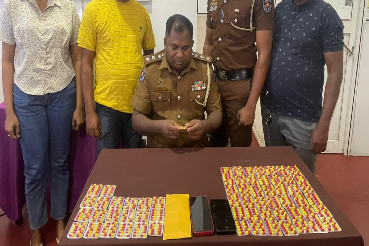 கொழும்பிலிருந்து யாழ்ப்பாணத்திற்கு போதைப்பொருள் கடத்தல் – ஆண், பெண் கைது