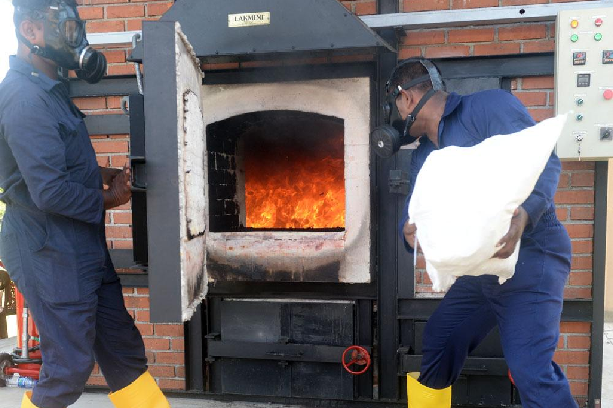 நீதிமன்ற விசாரணைகள் நிறைவு: பாரியளவிலான போதைப்பொருள் கையிருப்பு இன்று தீயிட்டு அழிப்பு!