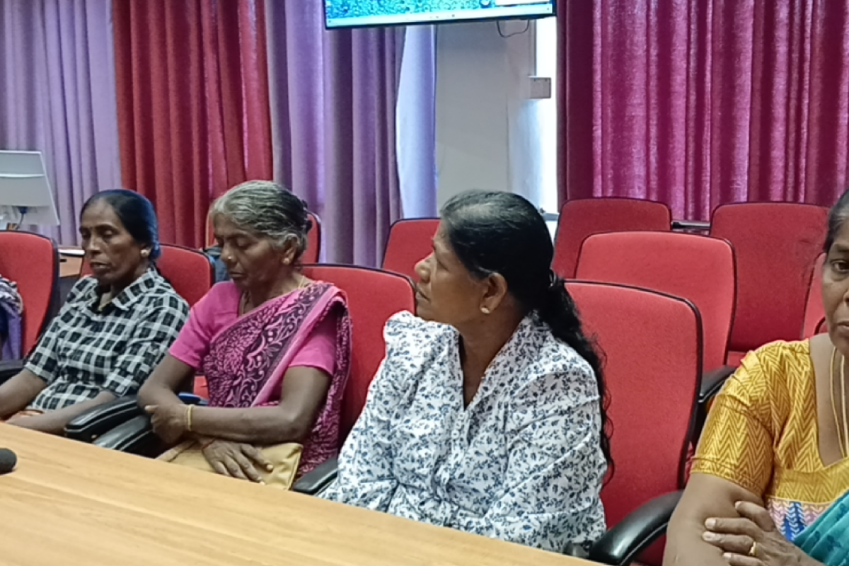 காணாமல் ஆக்கப்பட்டோரின் குடும்பங்களுக்கு பொருளாதார முன்னேற்றம் ஏற்பாட்டில் முக்கிய கலந்துரையாடல்!