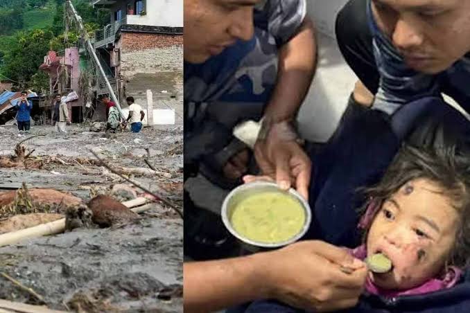 நாட்கள் இடிபாடுகளுக்குள் சிக்கிய வயது சிறுமி உயிருடன் மீட்பு!